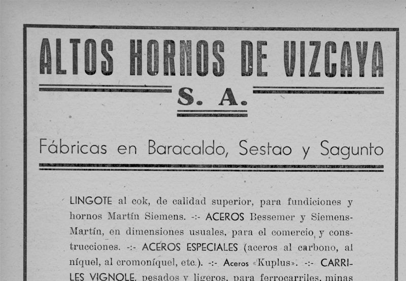 JULIOL 1940. Reviscola l’activitat de l’aceria.